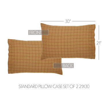Connell Standard Pillow Case Set of 2 21x30 - The Fox Decor